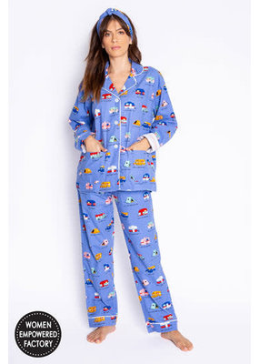 PJ Salvage Flannel Pj Set