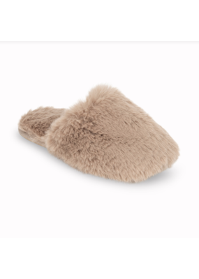 Lemon Lux Faux Fur Slide