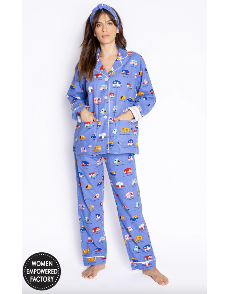 PJ Salvage Flannel PJ Set Hipster Vibes