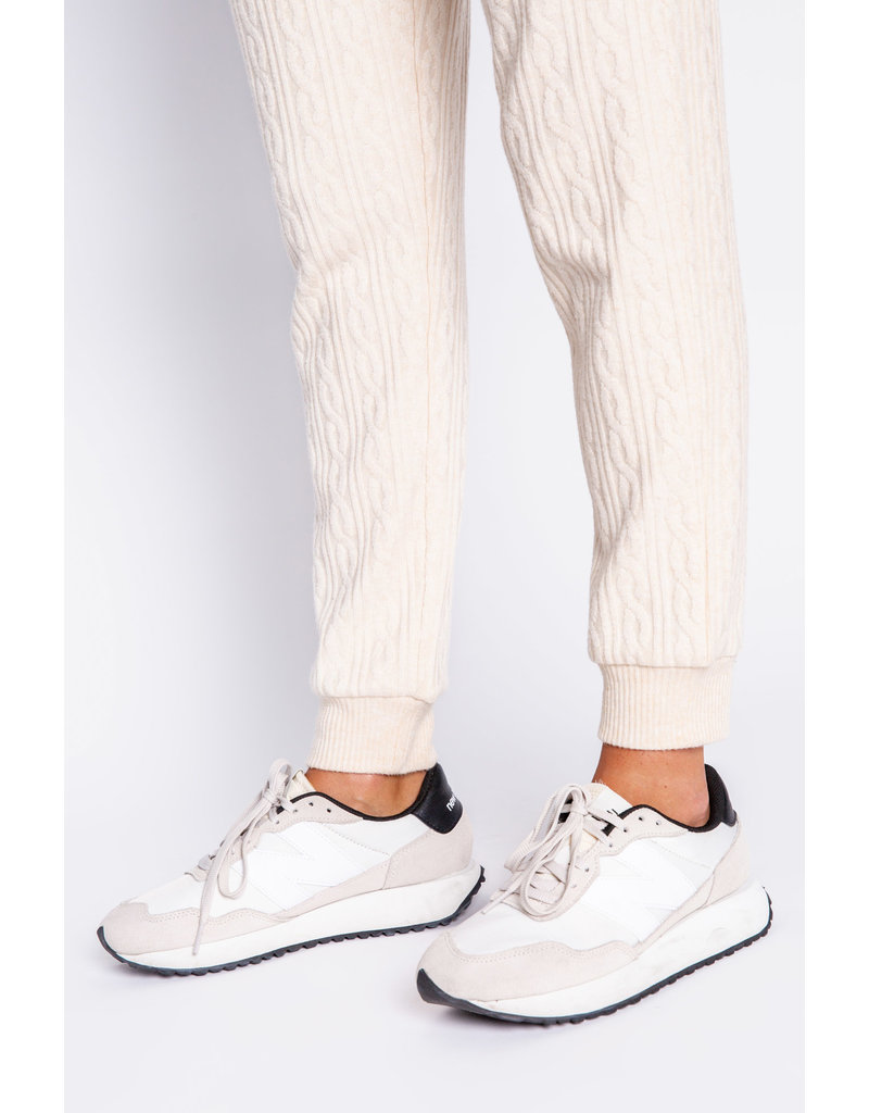 PJ Salvage Cable Knit Tramway Banded Pant