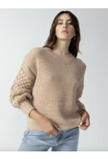 Sanctuary Cable Sleeve Sweater