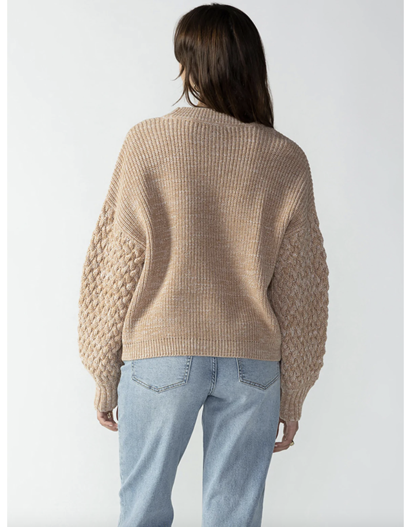 Sanctuary Cable Sleeve Sweater
