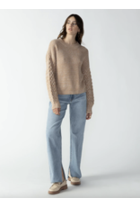 Sanctuary Cable Sleeve Sweater