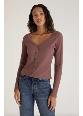 Z Supply Amber Thermal Button Up