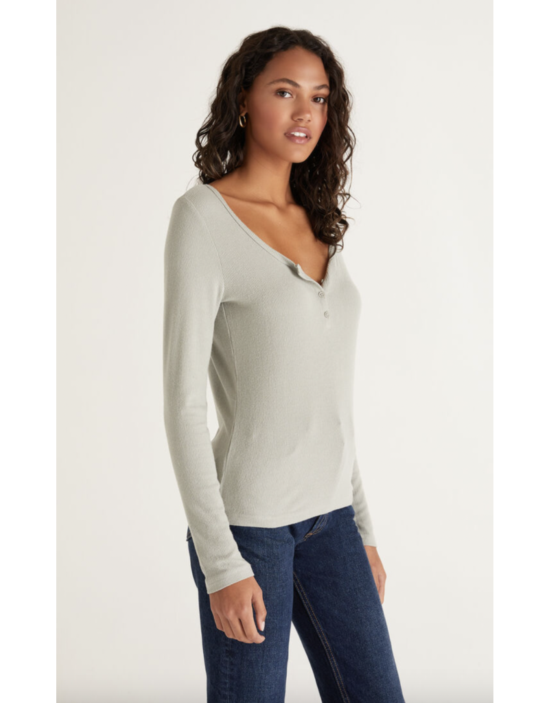 Z Supply Cait Rib Henley Top