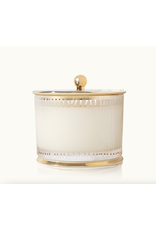 Thymes Frasier Fir Gilded Frosted Wood Grain Candle