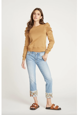 Colette Straight Crop X Feathery Leaf