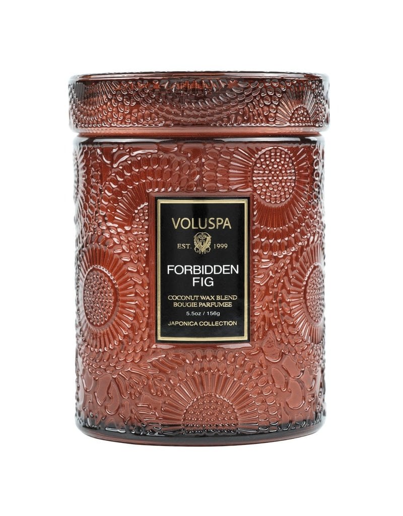 Voluspa Forbidden Fig 5.5oz Small Jar Candle