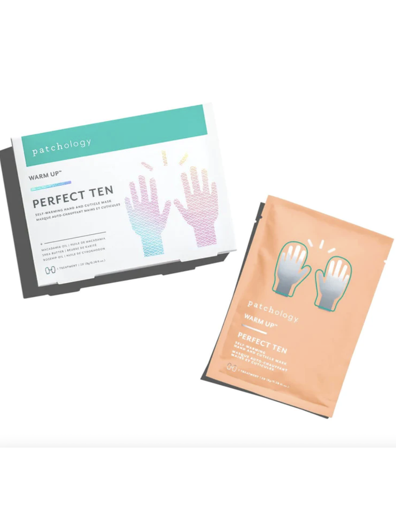 Patchology Warm Up Perfect 10 Self-Warming Hand and Cuticle Mask - 1 Treatment