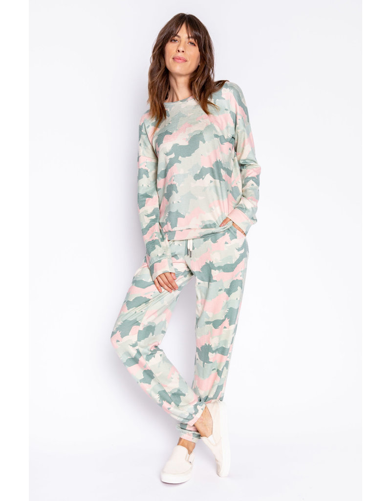 PJ Salvage Country Camo Long Sleeve Top