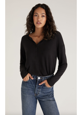 Z Supply Kaia Marled Henley Top