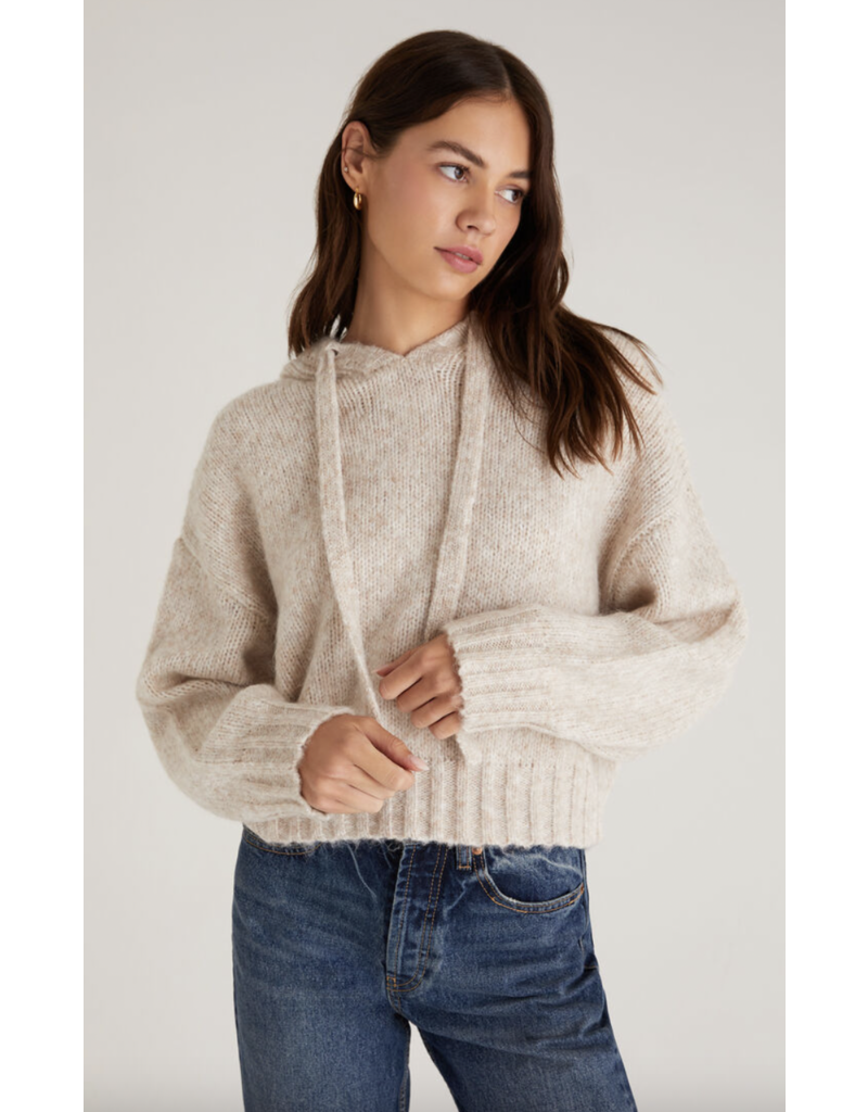 Z Supply Ariel Sweater Knit Hoodie