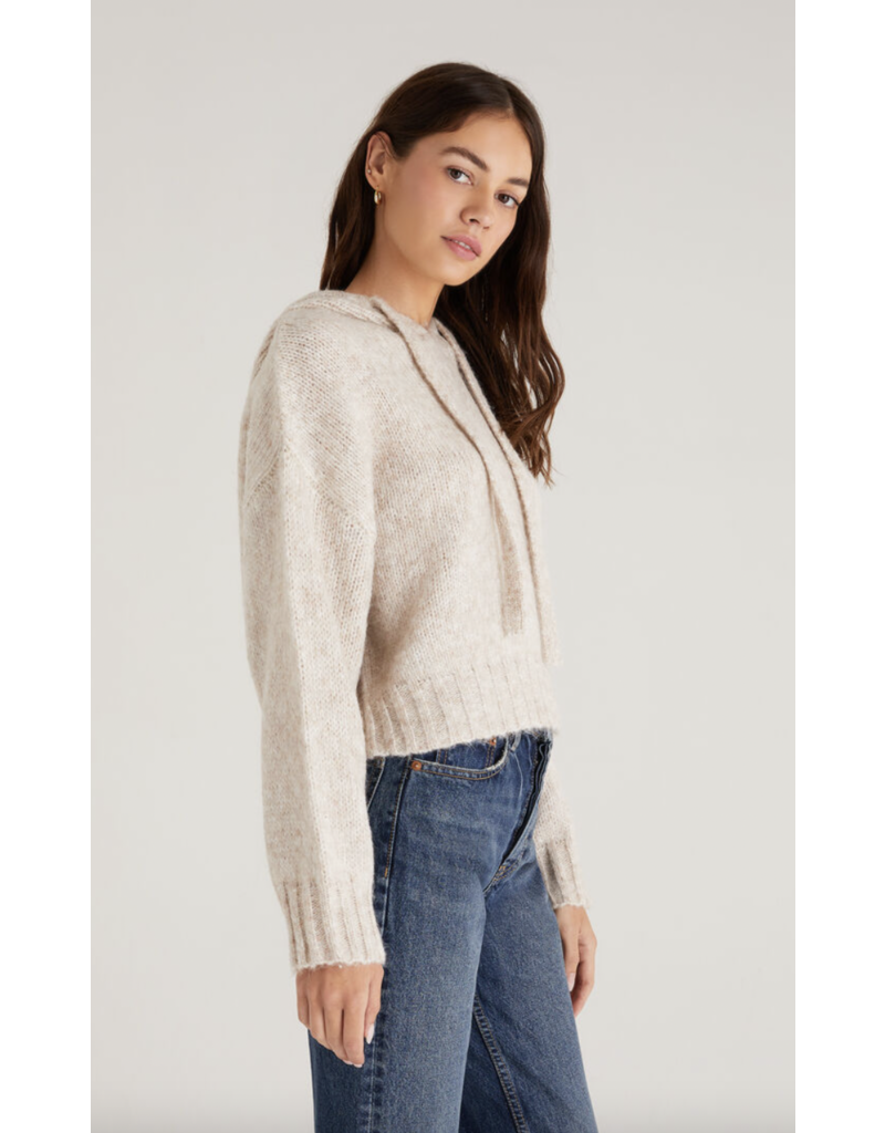 Z Supply Ariel Sweater Knit Hoodie