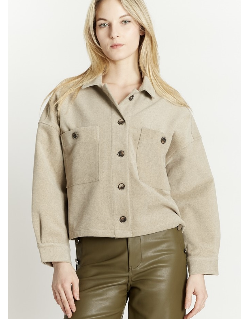Oat NY Cropped Shacket