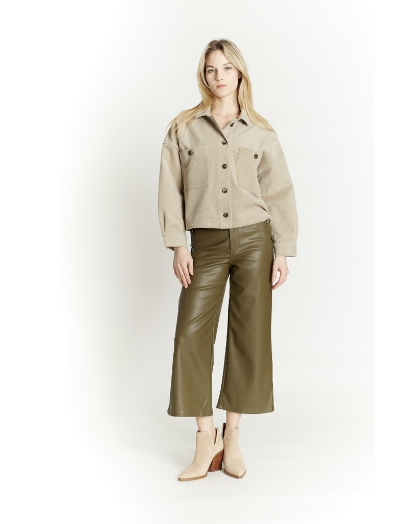 Oat NY Cropped Shacket