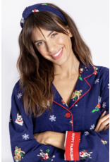 PJ Salvage Flannel PJ Set Happy Pawlidays