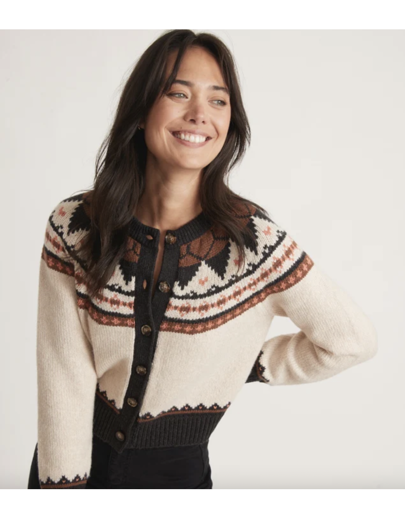 Ava Fair Isle Cardigan The Wildflower Clothing Boutique