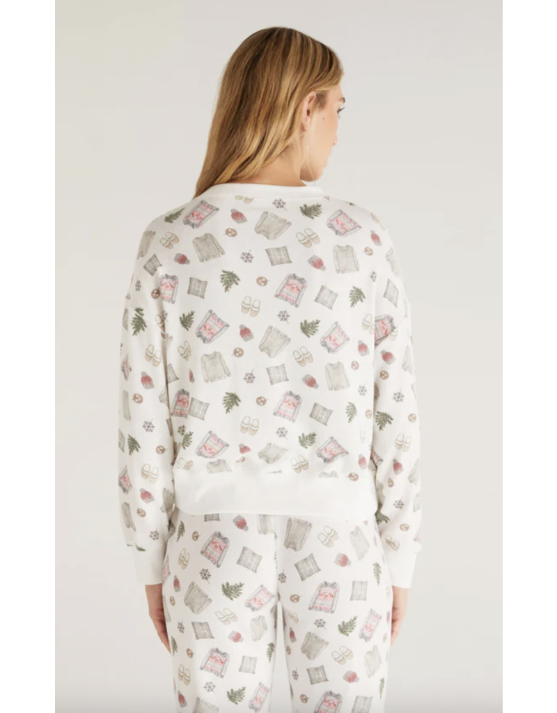 Z Supply Elle Cozy Vibes Long Sleeve Top