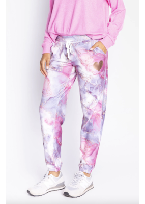 PJ Salvage Marble Mayhem Banded Pant