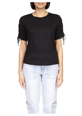 Sanctuary Peek A Boo Sleeve Tee