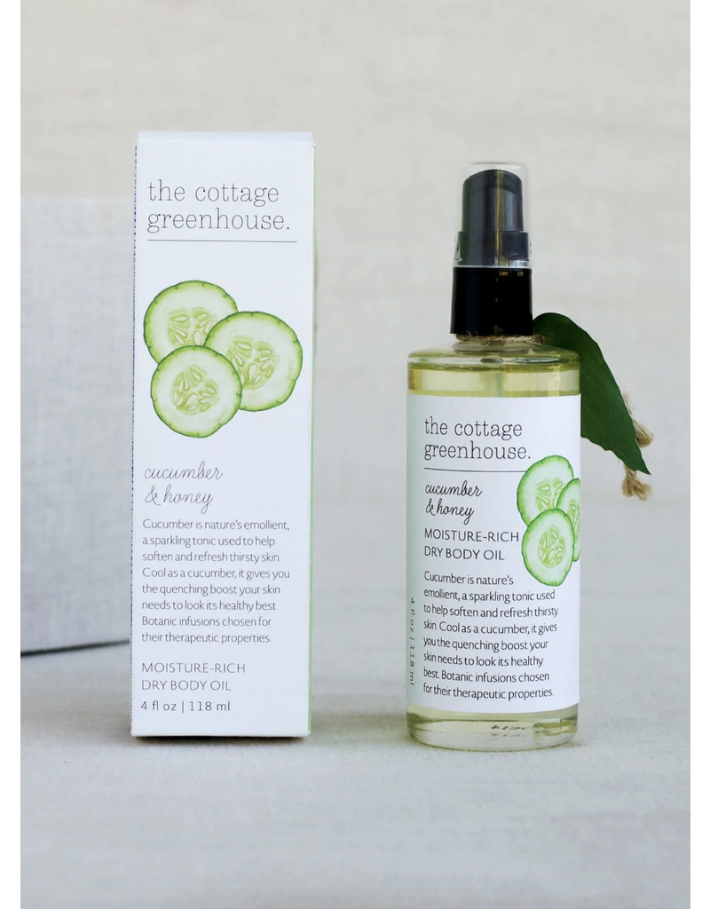 The Cottage Greenhouse Cucumber & Honey Dry Body Oil
