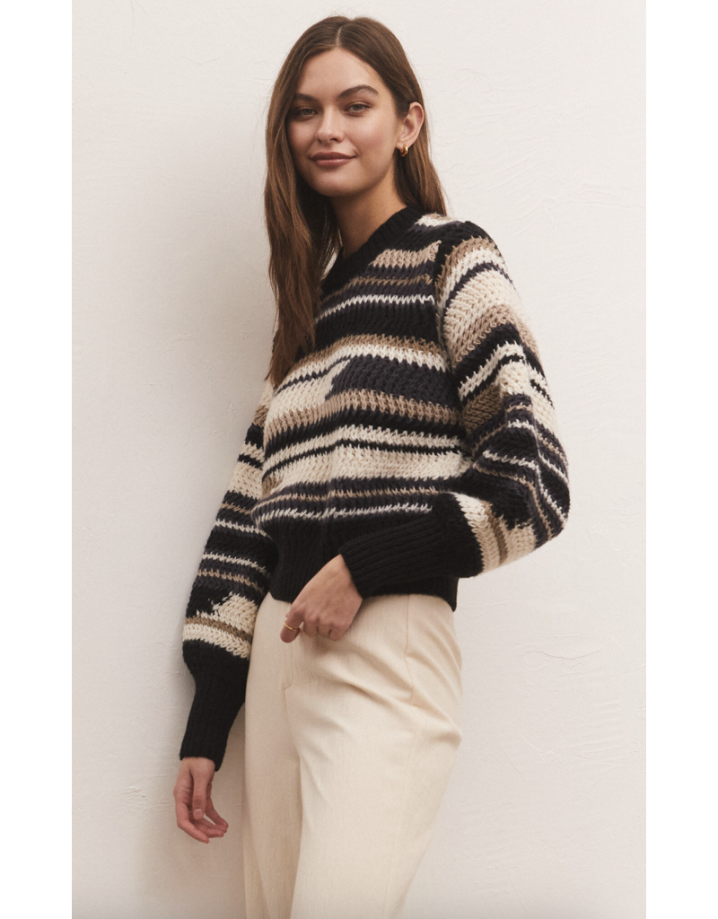 Z Supply Asheville Stripe Sweater