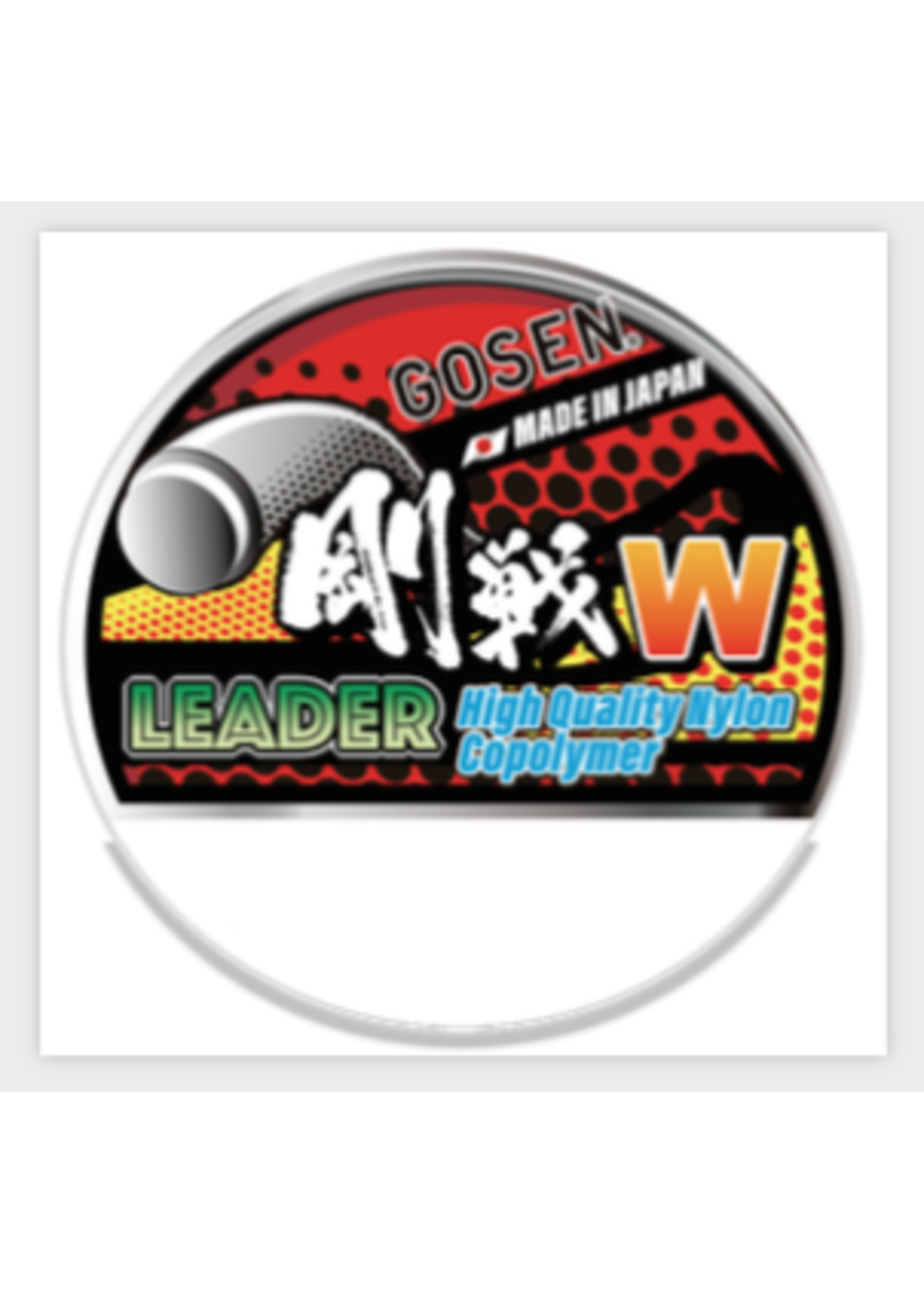 Gosen fishing line GOSEN W Leader Nylon 30m 100lb