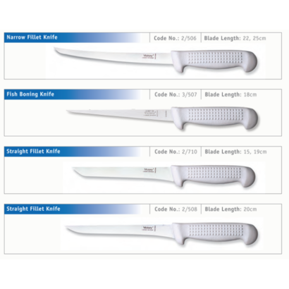 Victory narrow filleting knife 22cm