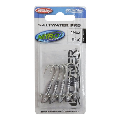 Berkley fishing Berkley Nitro Softbait jig heads #2 1/12oz 2.4g