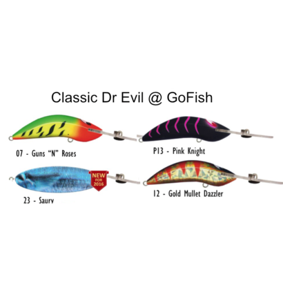 Classic Dr Evil Gold Mullet Dazzler 90mm lure