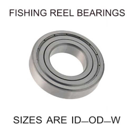 4x10x4mm precision shielded SS fishing reel bearings