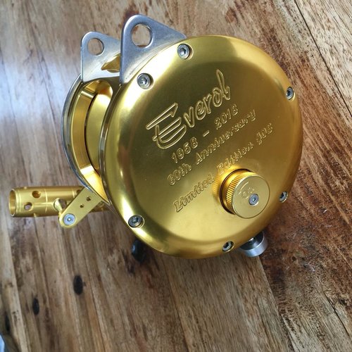 Everol reels Everol 6/0 2 speed Anniversary reel lucky number 8 of 60 Everol reels Everol 6/0 2 speed Anniversary reel lucky number 8 of 60