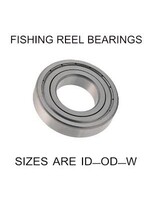 4x7x2mm precision open SS fishing reel bearings