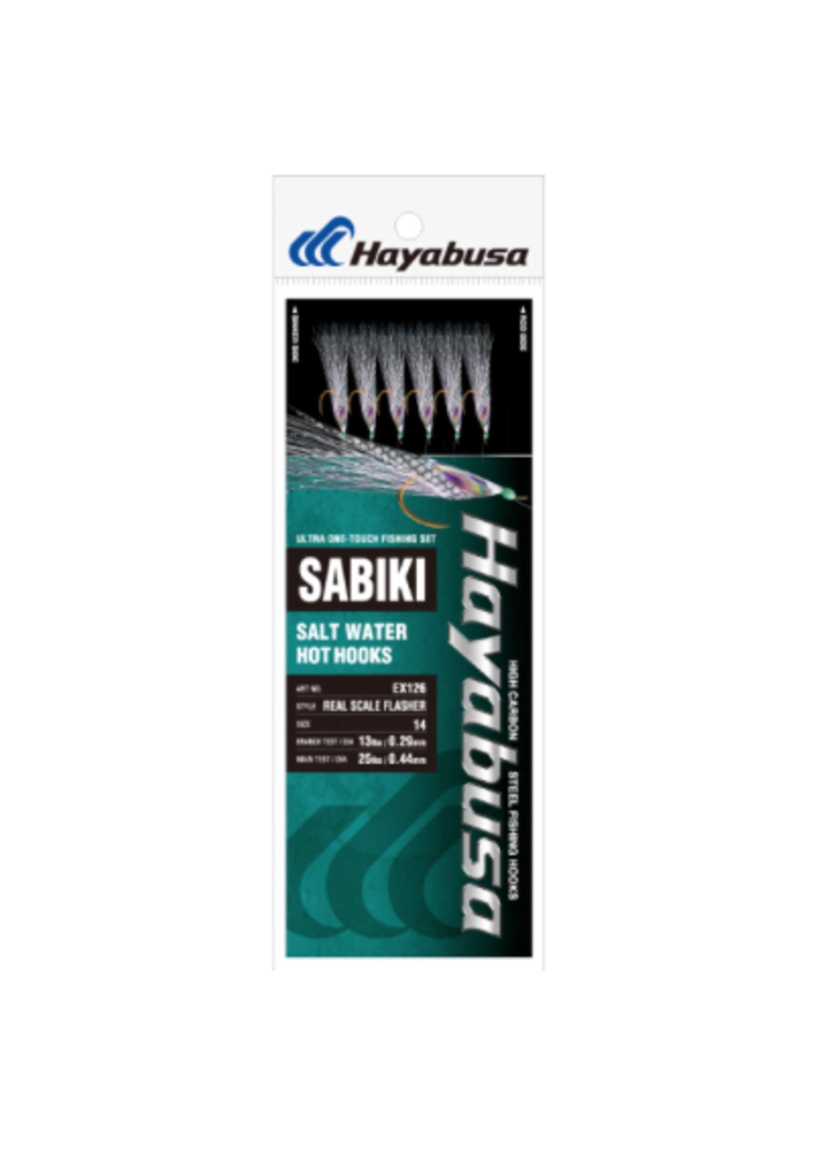 Hayabusa fishing Hayabusa EX126 Real scale flasher Sabiki