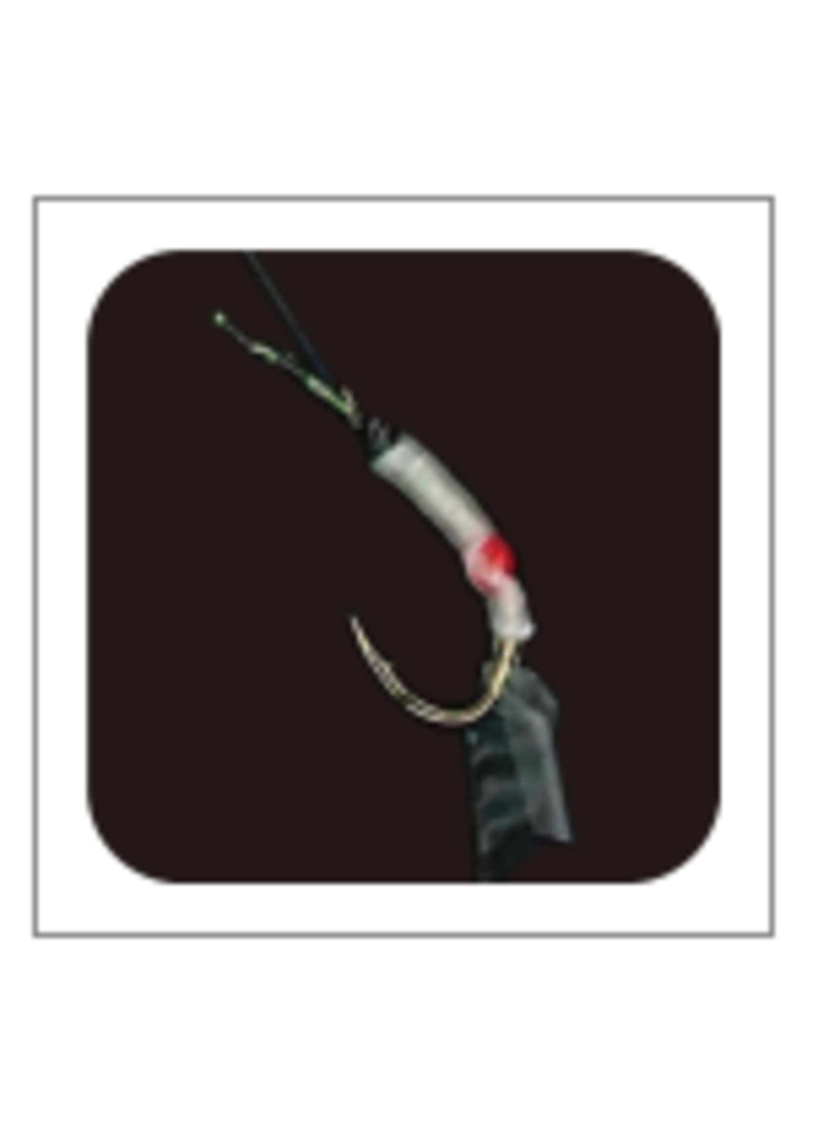 Hayabusa fishing Hayabusa EX127 UV White shrimp sabiki