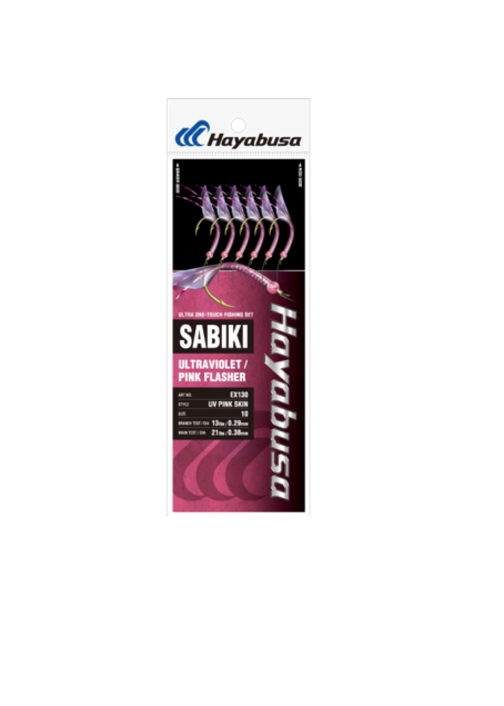 Hayabusa fishing Hayabusa EX130 UV pink skin sabiki