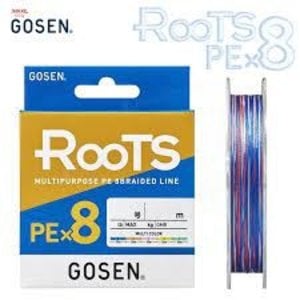 Gosen fishing line Gosen Roots multicolour braid