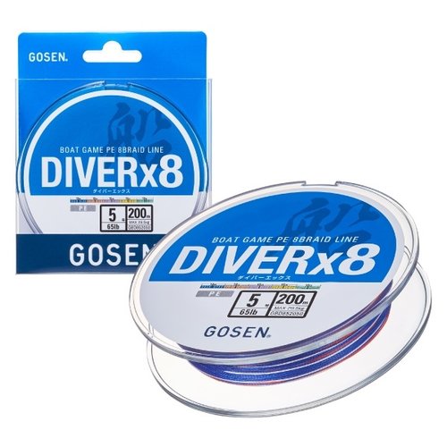 Gosen fishing line Gosen diver X8 PE:4 55lb  400m