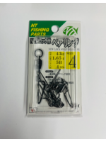 NT Swivel Ten Mouth NT trolling swivel size 4  snap  43Kg 4pk