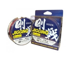 GOSEN Fishing Line Jigging 8braid #1.2 25lb/200m Multi Color GL8322525 Japan for sale online 