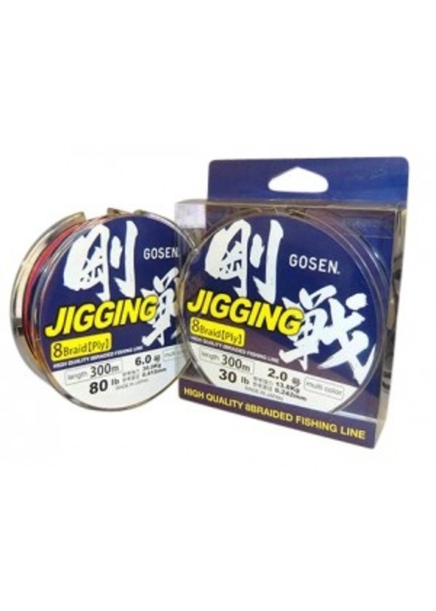 Gosen fishing line Gosen Jigging 8 braid 300m PE 4 (55lb)