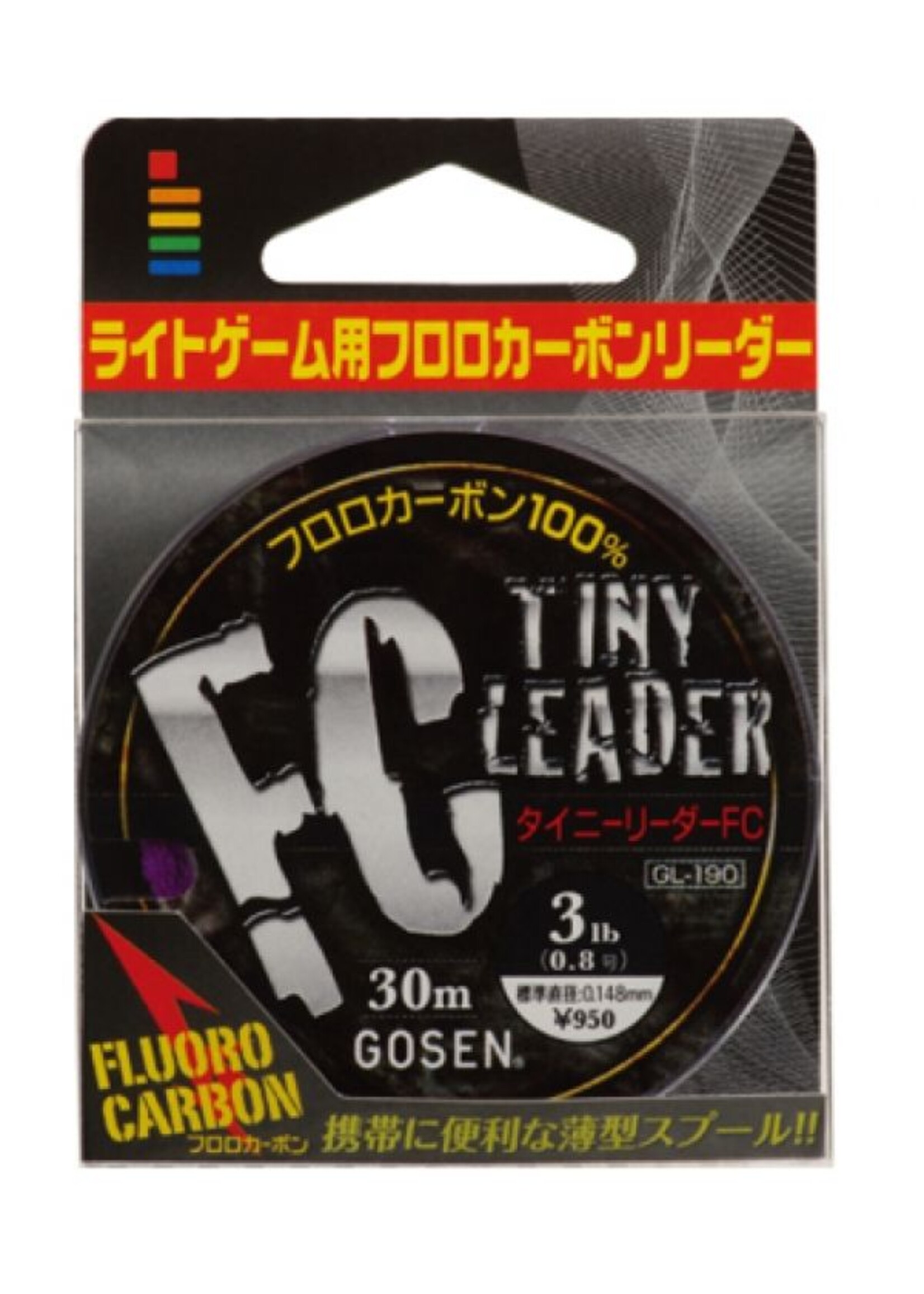 Gosen fishing line Gosen Tiny leader fluoro 30m 0.6 (2.5lb)