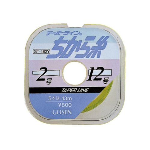 Gosen fishing line Gosen Taper line Chikara 13MX5 Five-12