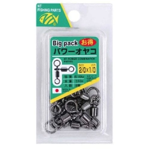 NT Swivel Ten Mouth NT Power swivel 3way combination big pack BP444 139kg 1 x 2 NT Swivel Ten Mouth NT Power swivel 3way combination big pack BP444 139kg 1 x 2