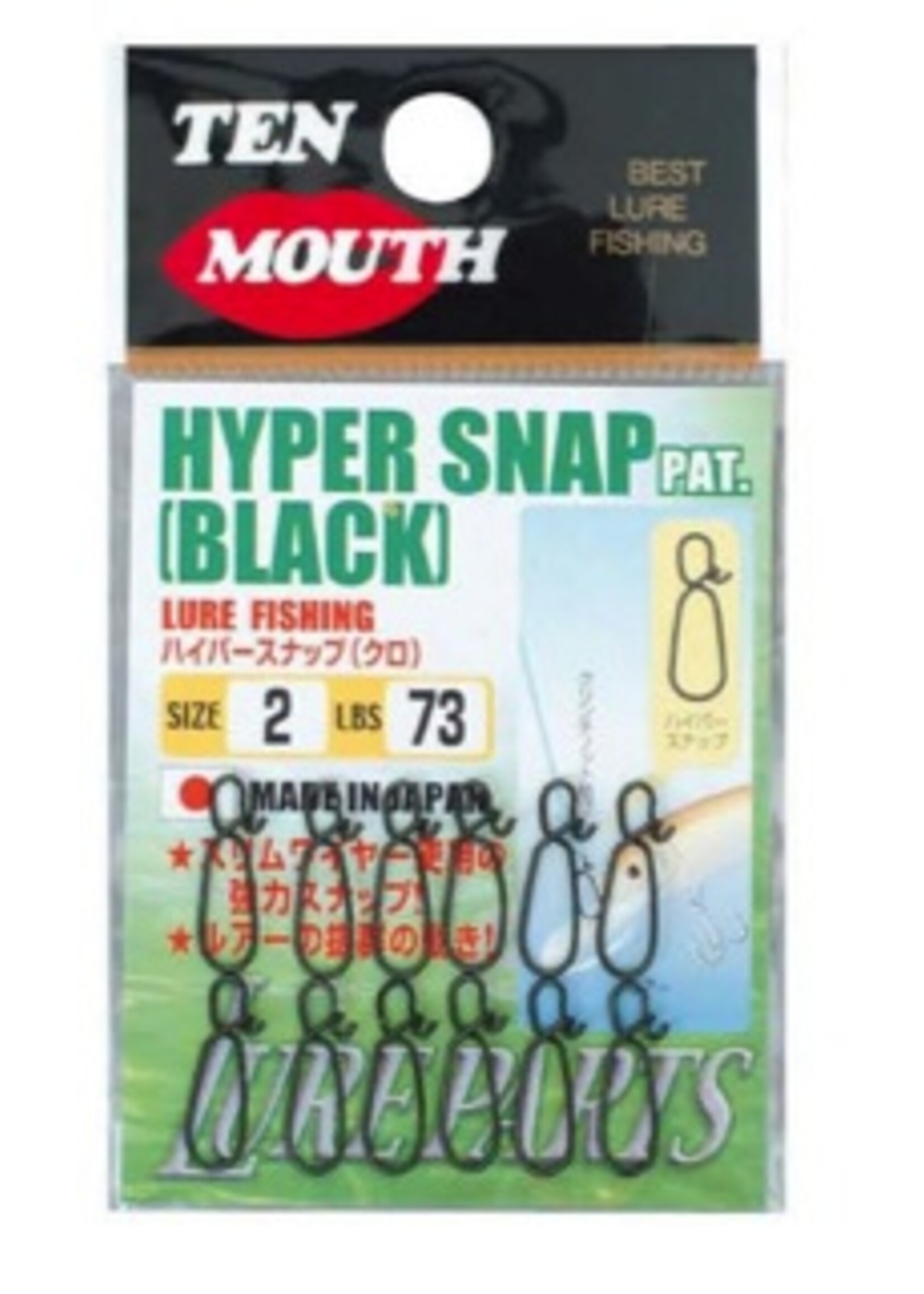 NT Swivel Ten Mouth Ten Mouth Hyper snap TM2 73lb size 2
