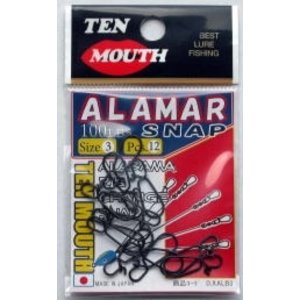 NT Swivel Ten Mouth Ten Mouth Alamar snap TM304 99lb size 3