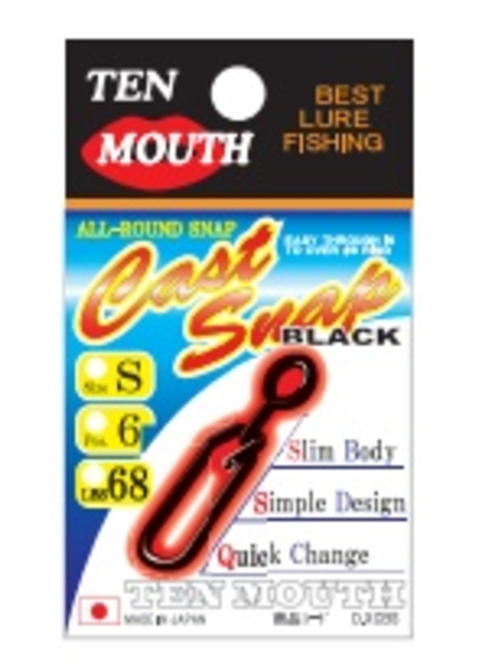 NT Swivel Ten Mouth Ten Mouth Cast snap TM24 30kg BS