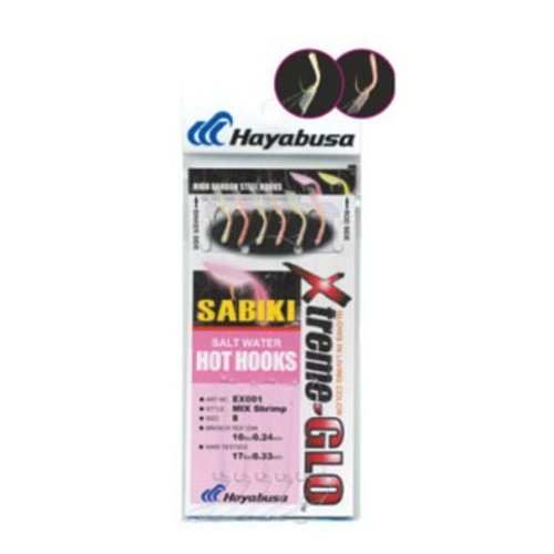 Hayabusa fishing Hayabusa Xtreme-GLO sabiki EX001 4 Hayabusa fishing Hayabusa Xtreme-GLO sabiki EX001 4