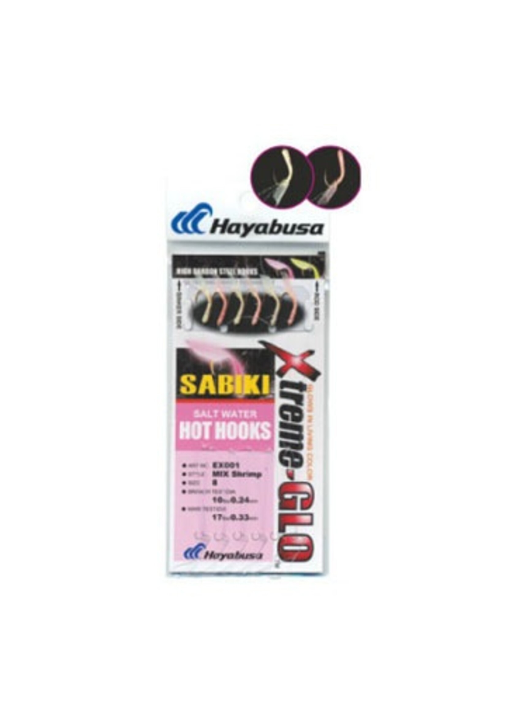 Hayabusa fishing Hayabusa Xtreme-GLO sabiki EX100 14