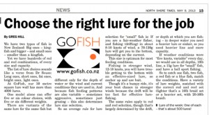 Choose the right lure for the job.
